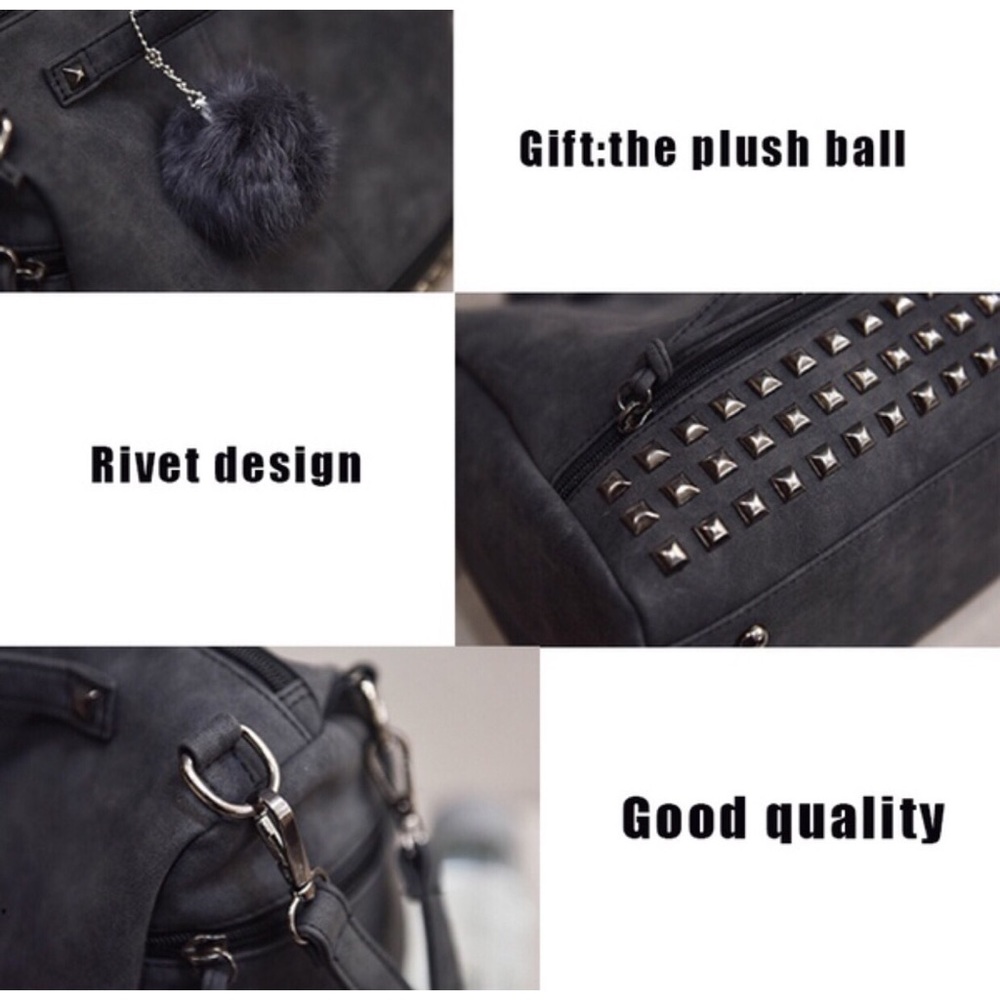 leather tote bag - Picture 3 of 3